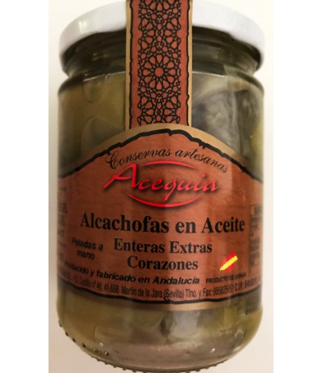 ALCACHOFA ACEITE ACEQUIA 445 GR ALCACHOFA ACEITE ACEQUIA 445 GR